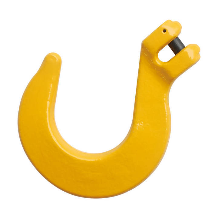 3/8" Grade 80 Clevis Foundry Hook Painted Yellow