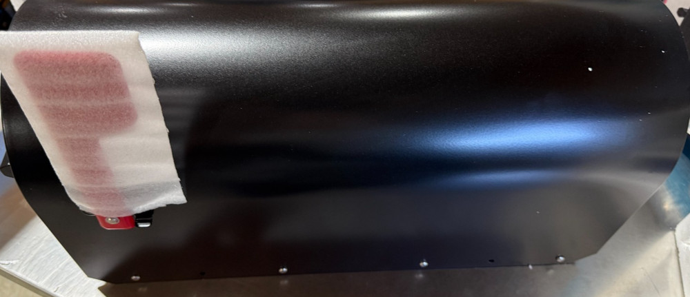 MAILBOX 5560B-R-10 Architectural Mailboxes Sequoia Post Mount Mailbox, Large, BL