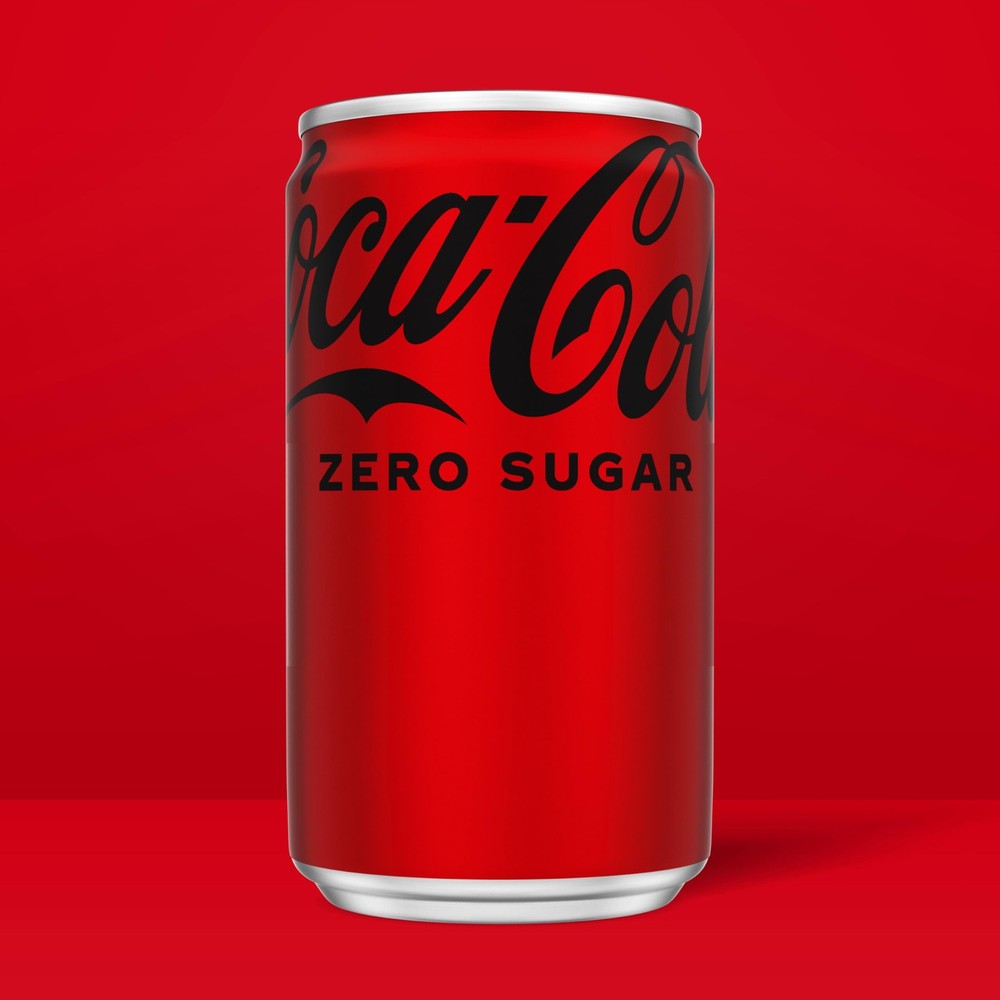 Coke Zero Sugar Refreshing MiniCan, Kosher, 7.5 fl oz 6 Pack Package May Vary