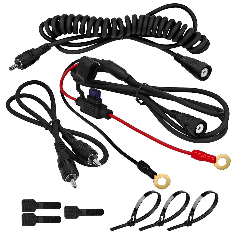Snowmobile Helmet Heated Shield Cord RCA Replacement Power Cable