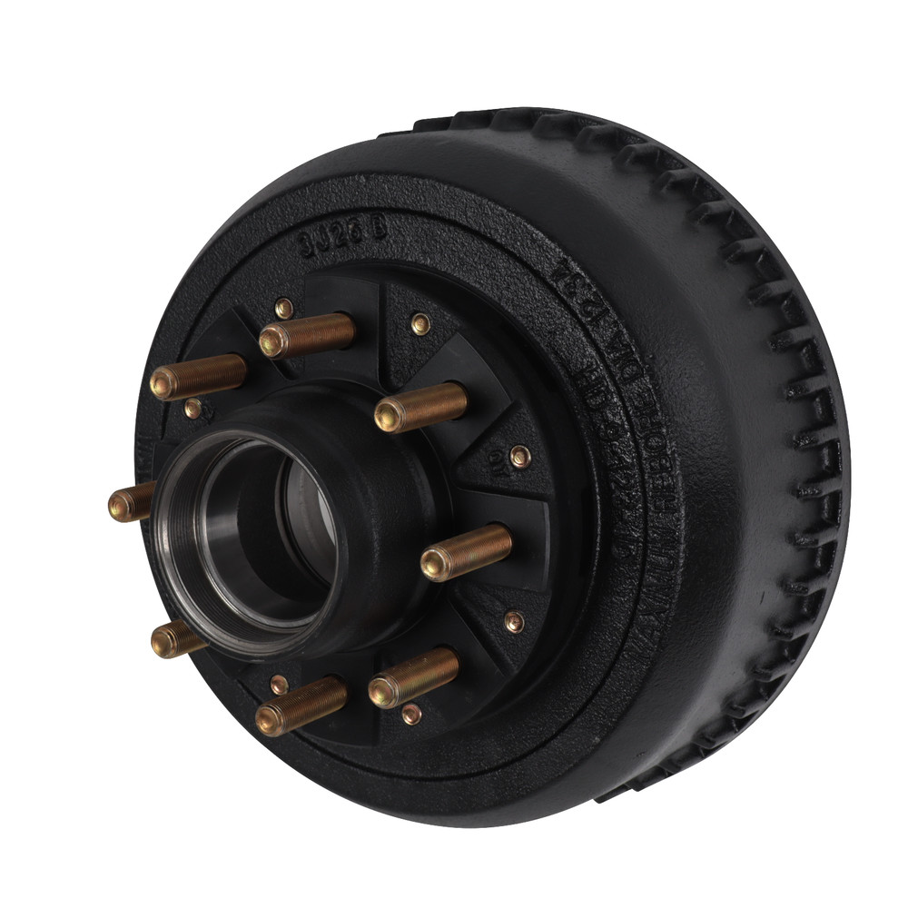 M-Parts Hub Brake Drum 12-1/4x3-3/8" 10K GD 13G Trailer Axle 9-123 8-415 10,000#