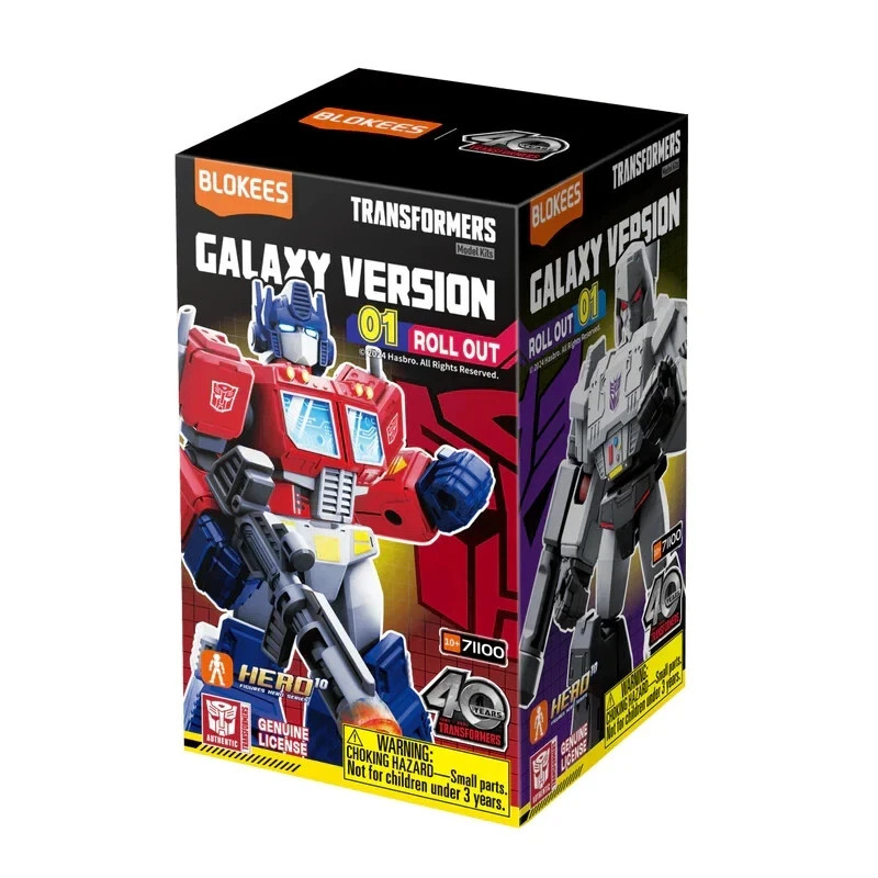 Blokees Transformers Galaxy Version 1 Roll Out Mini Model / BLUESTREAK/ Model