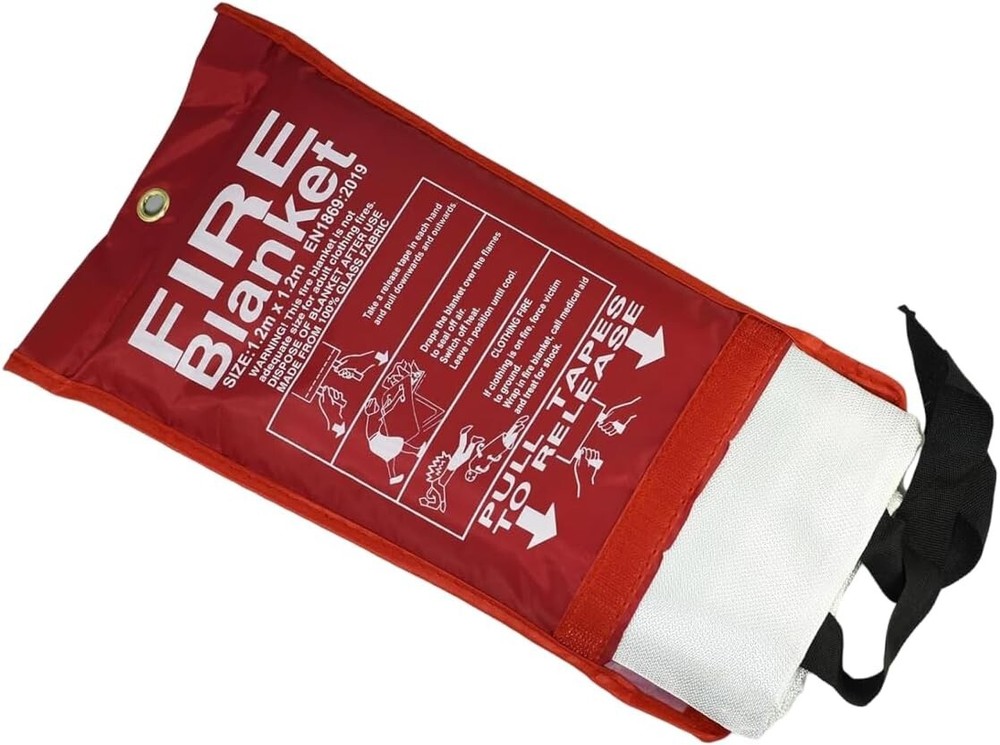 Fire Blanket for Home Kitchen Emergency Fire Suppression 48"x48"