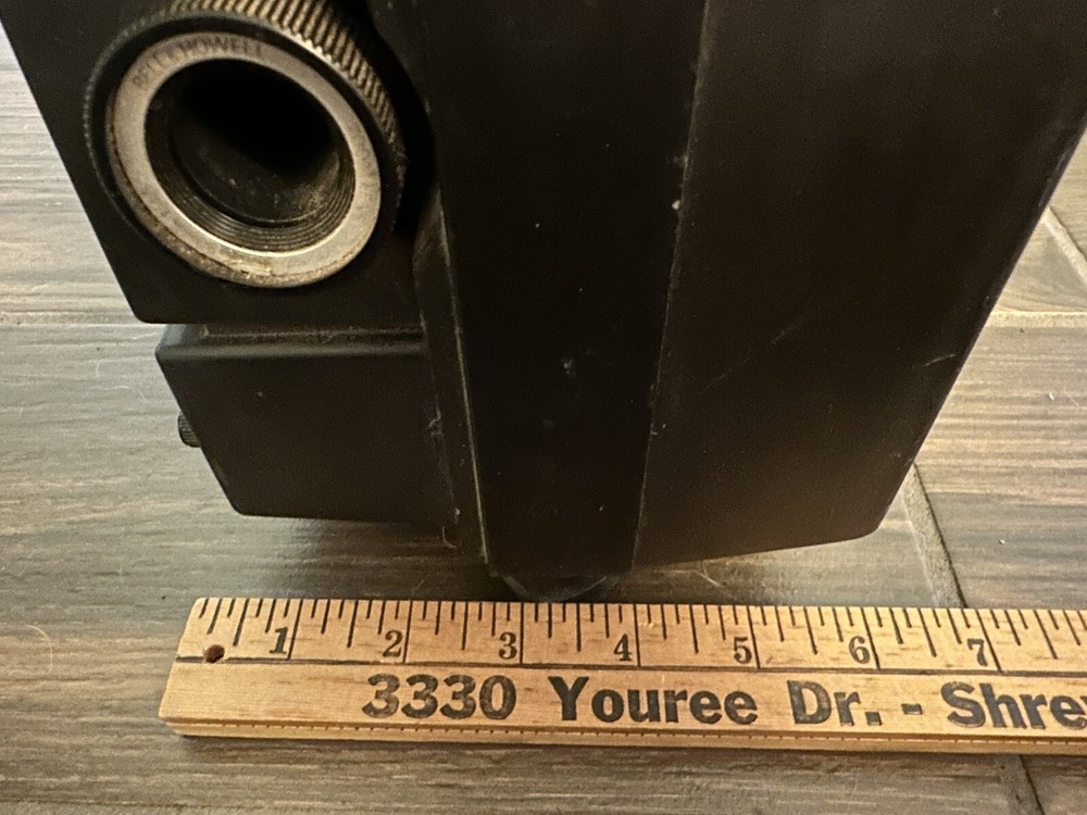 Bell & Howell 10MS 8mm Dual Super Variable Speed Black Projector Untested