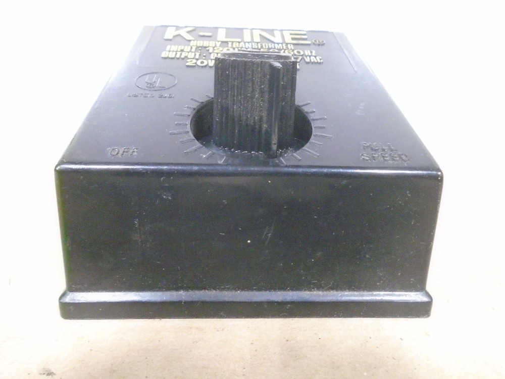 K-LINE #950 AC TRAIN TRANSFORMER FOR BASIC 0/027 TRAIN SET TESTED WORKS GREAT