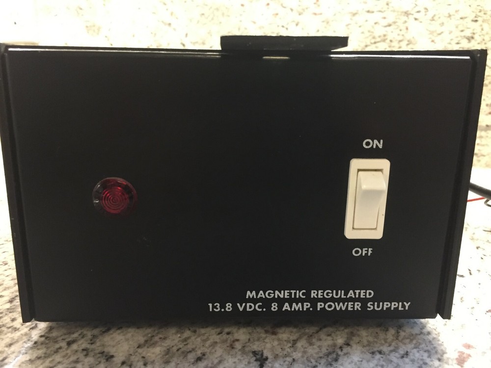 Ritz Electronics PS1001MR Power supply 13.8VDC 8A magnetic Regulated Model