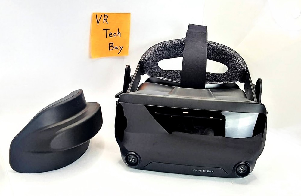 Valve Index VR Headset w/ Face Cushion & Head Strap Adjustment Pad