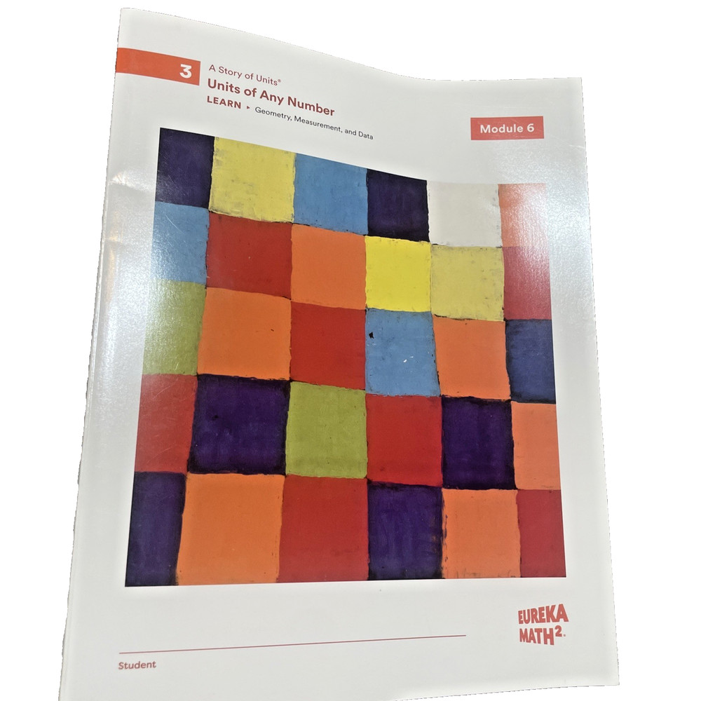 Eureka Math Squared Grade 3 Module 6 LEARN New Student Workbook- Free Shipping