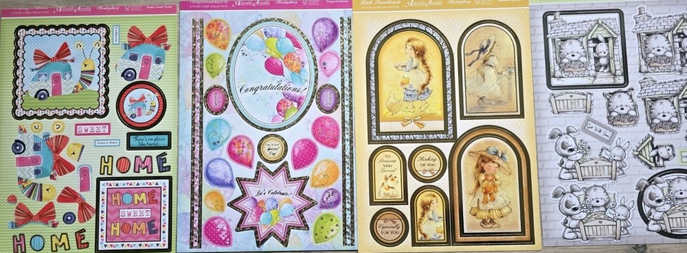 HUNKYDORY CARDMAKING KITS (30 A4 SHEETS) MIXED DESIGNS