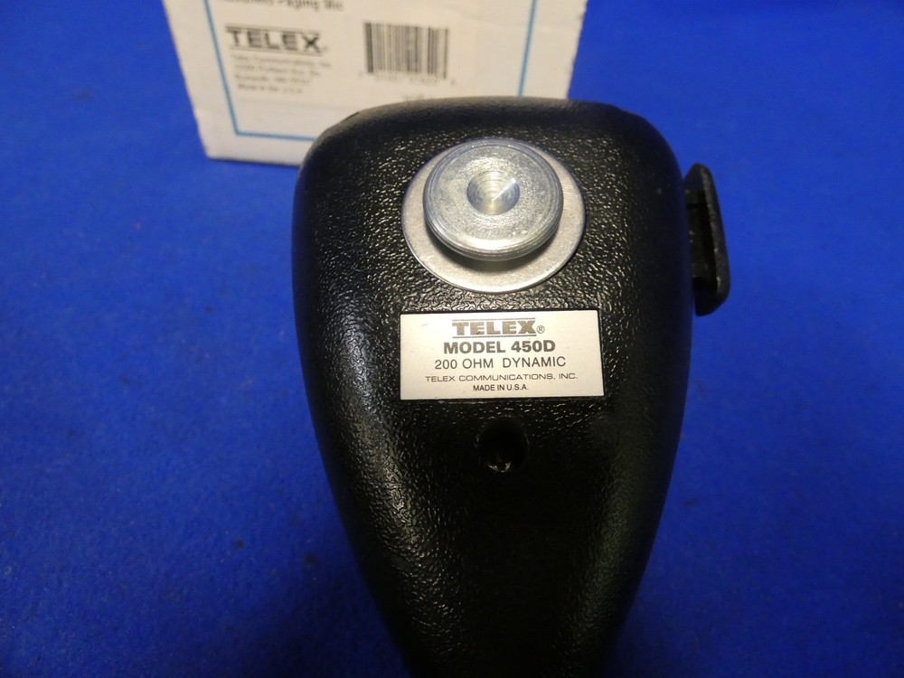 Telex 450D 200 Ohm Dynamic Paging Handheld Microphone