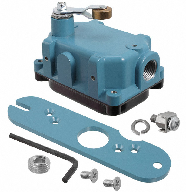 1EX1 NO/NC SPDT Side Rotary End Switch with Roller Lever