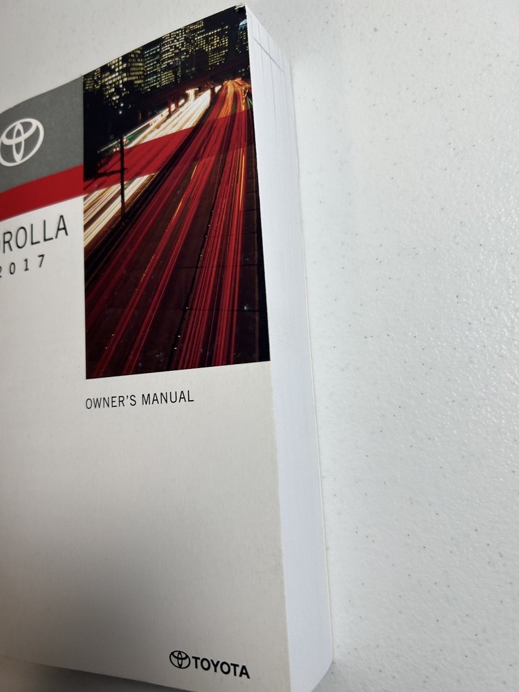 2017 Toyota Corolla Owners Manual Set