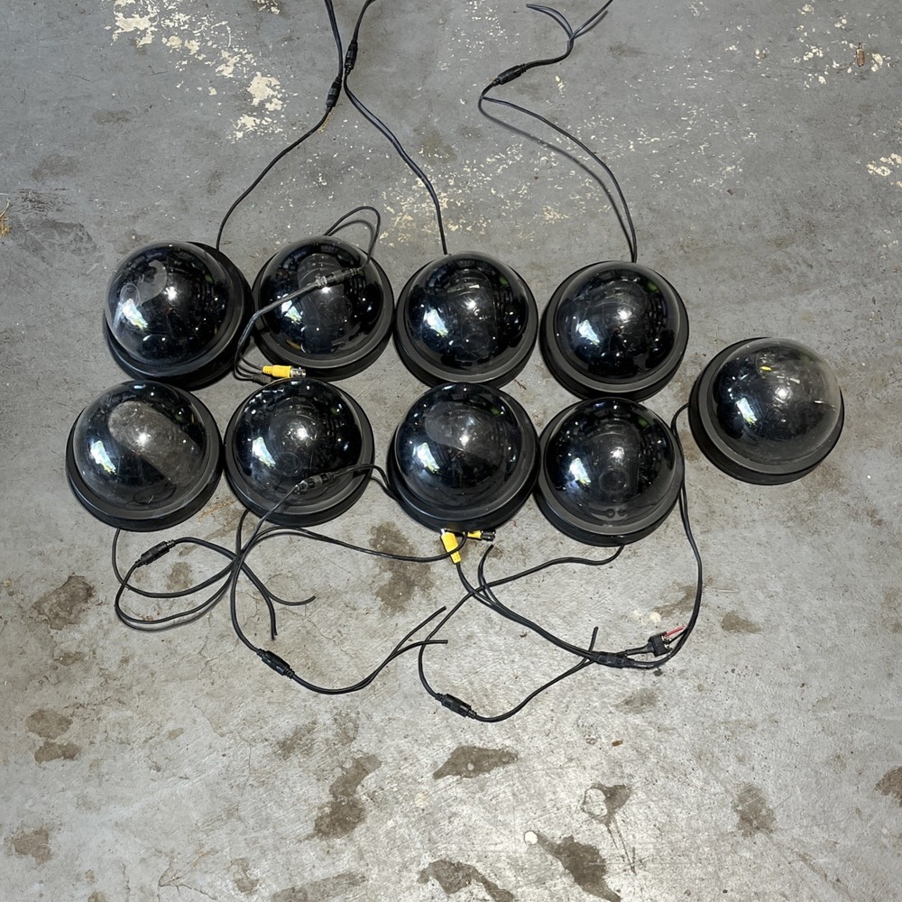 CLINTON ELECTRONICS CE-VFCD954 DOMED SECURITY CAMERA Lot Of 9