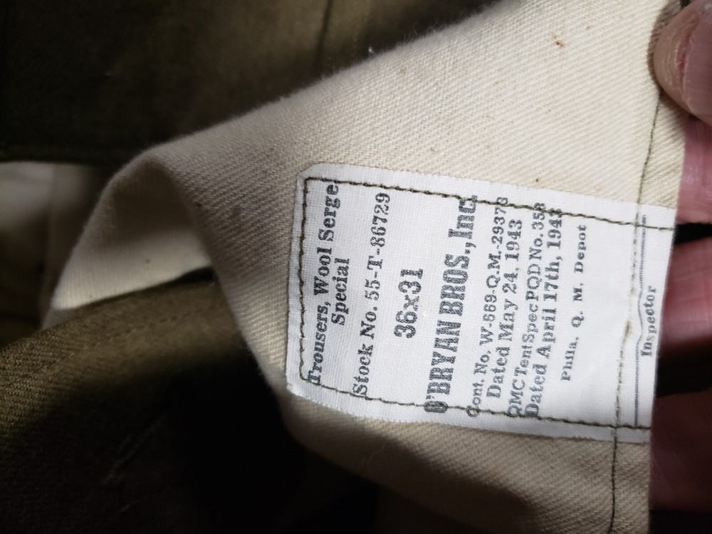 WWII ARMY OUTFIT
