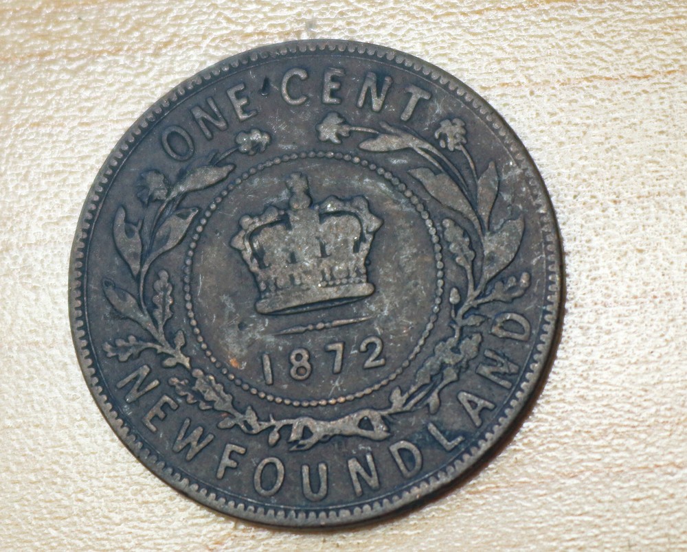 1872 Canada Newfoundland 1 Cent