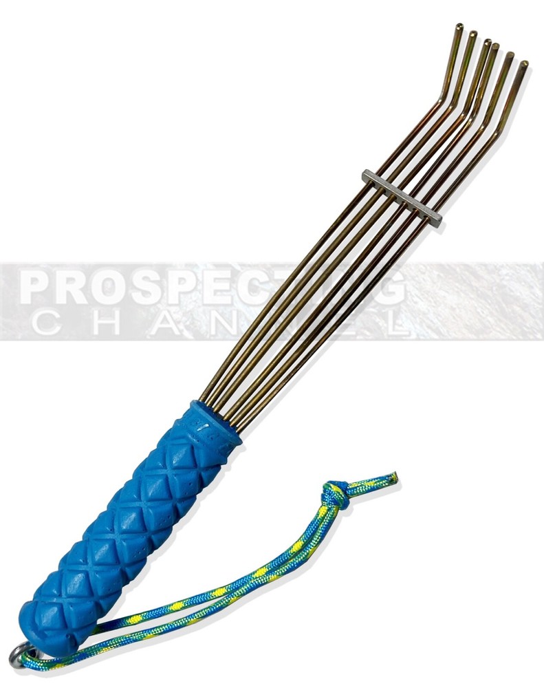 Expanding Folding Hand Rake Tool with Strap Crevice for Gold new