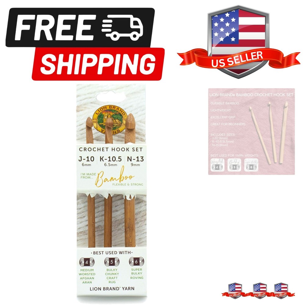 Crochet Hook Set J,K,N