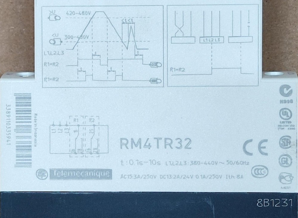 RM4TR32 SCHNEIDER NETWORK CONTROL RELAY RM4TR32
