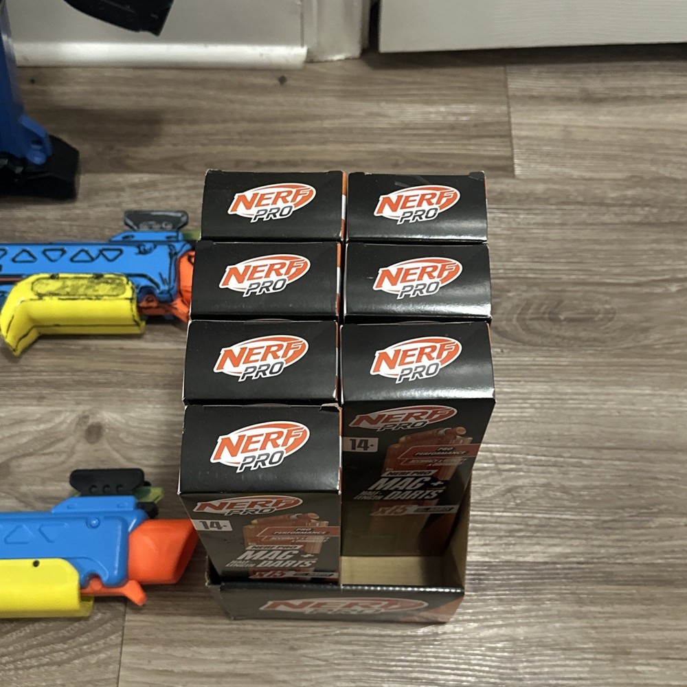 🔥 HUGE NERF RIVAL & ELITE LOT – PRO SENDER, NEMESIS, MAGS, AMMO & MORE 🔥