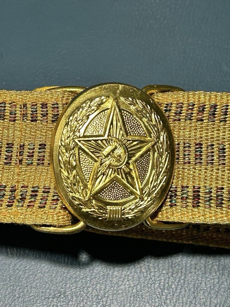 USSR Soviet Army Colonel Parade Belt With Brass Fitting