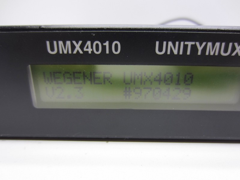 Unity Mux 4010 UnityMux Wegener Communications Nice Used Units