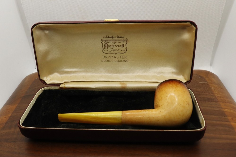 Vintage Mastercraft Meerschaum Drymaster Pipe