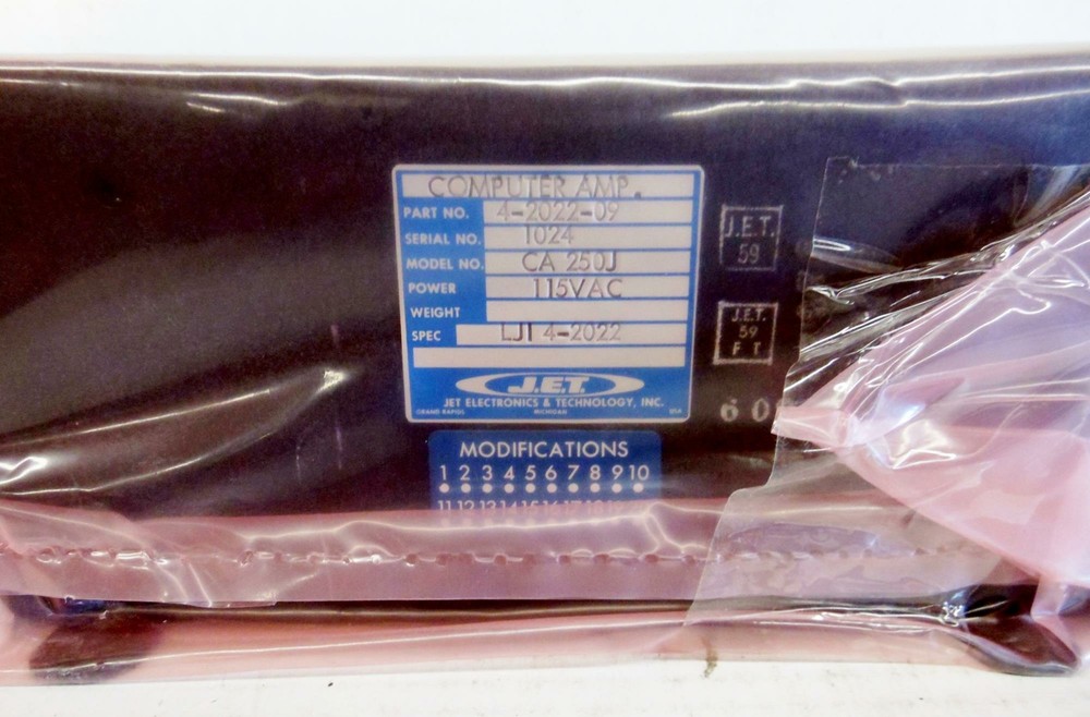 JET 4-2022-09 COMPUTER AMPLIFIER AMP, CA 250J CA250J #6