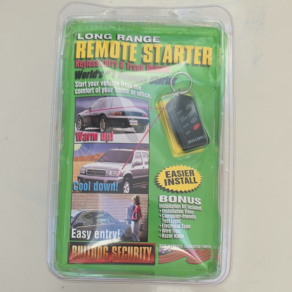 Bulldog Security Long Range Remote Starter System Model RS 114