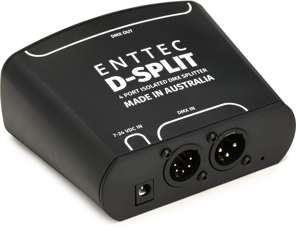 ENTTEC D-Split 4-port Isolated DMX Splitter (3-pack) Bundle