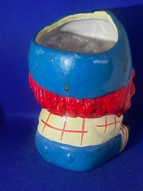 Raggedy Ann Baseball Planter Vase