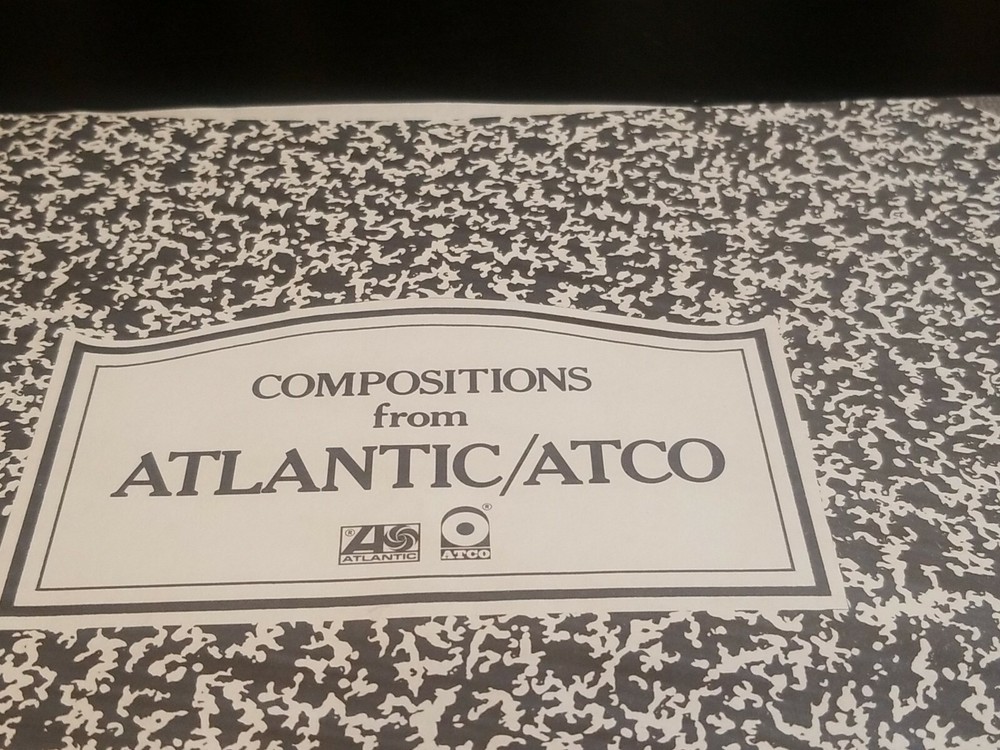 Vintage Compositions from Atlantic/ ATCO 12" Record Inner Sleeve RARE!
