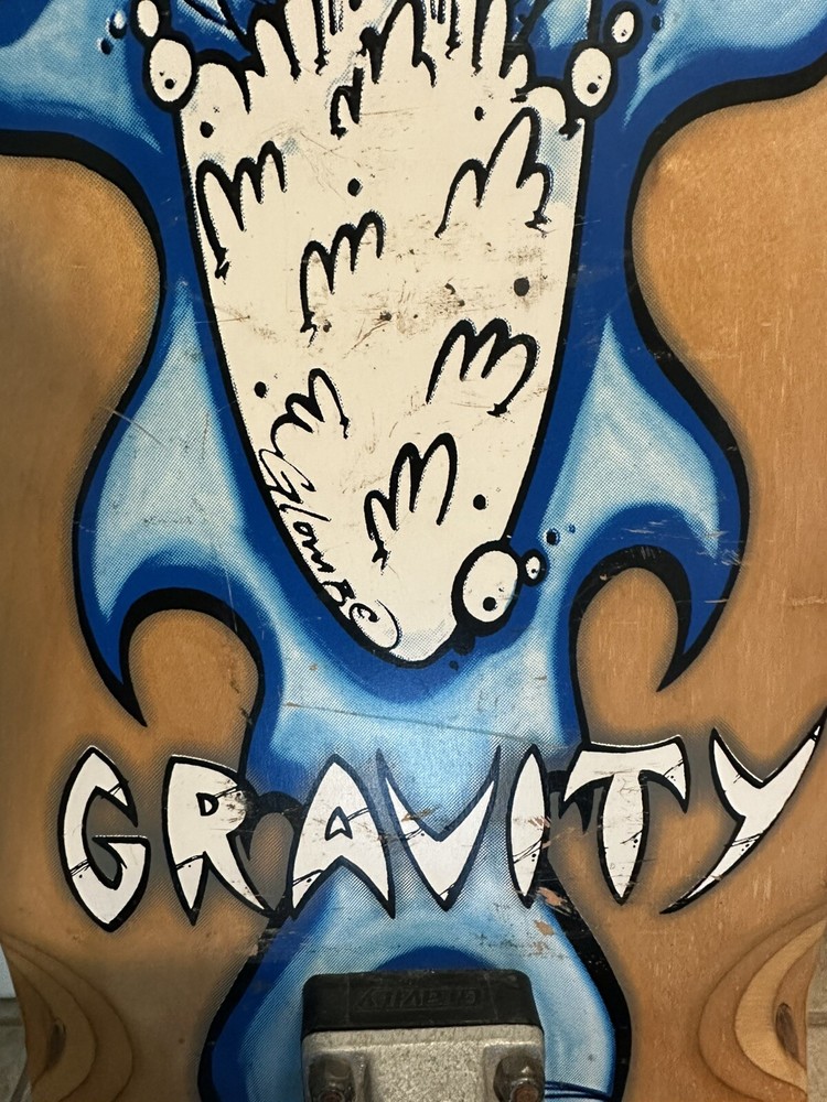 Vintage Gravity Longboard 45" "glombe" Spoon Nose Design