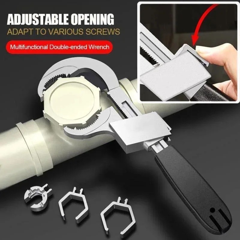 Adjustable Water Pipe Wrench – Multi-Function Faucet & Plumbing Repair Tool