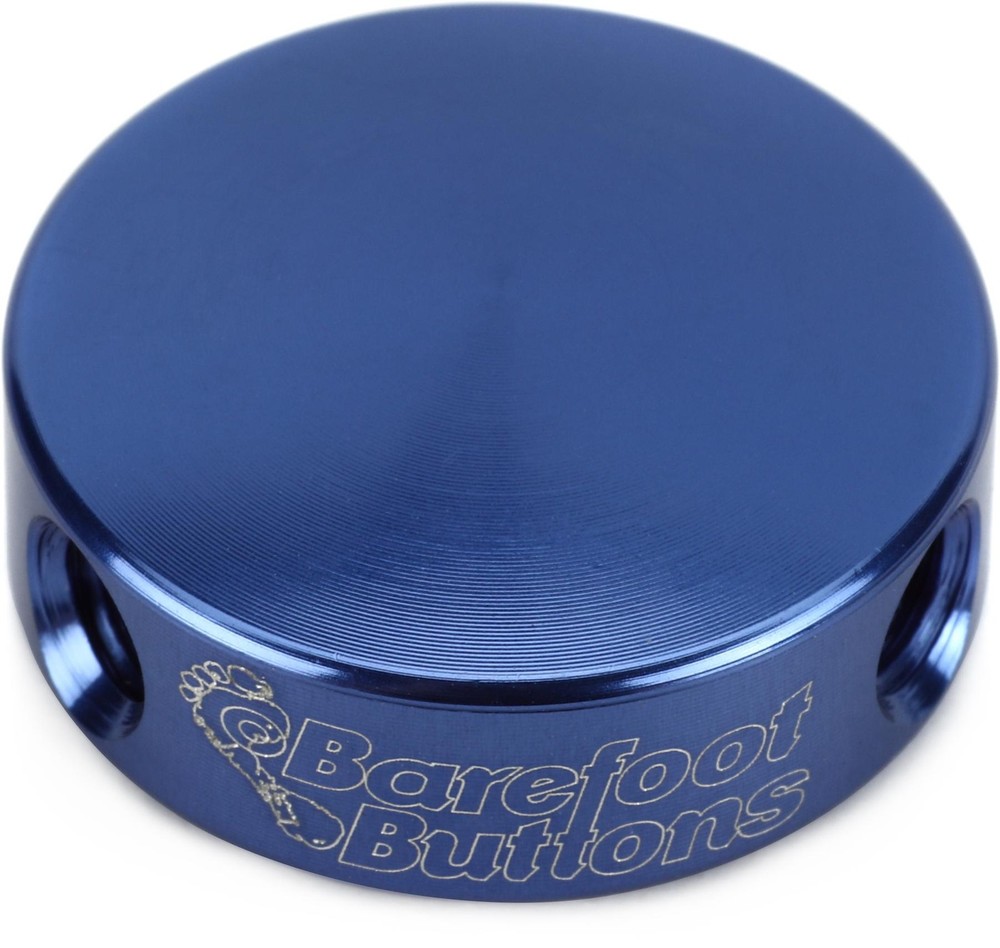 Barefoot Buttons V1 Mini Footswitch Cap - Dark Blue (3-pack) Bundle
