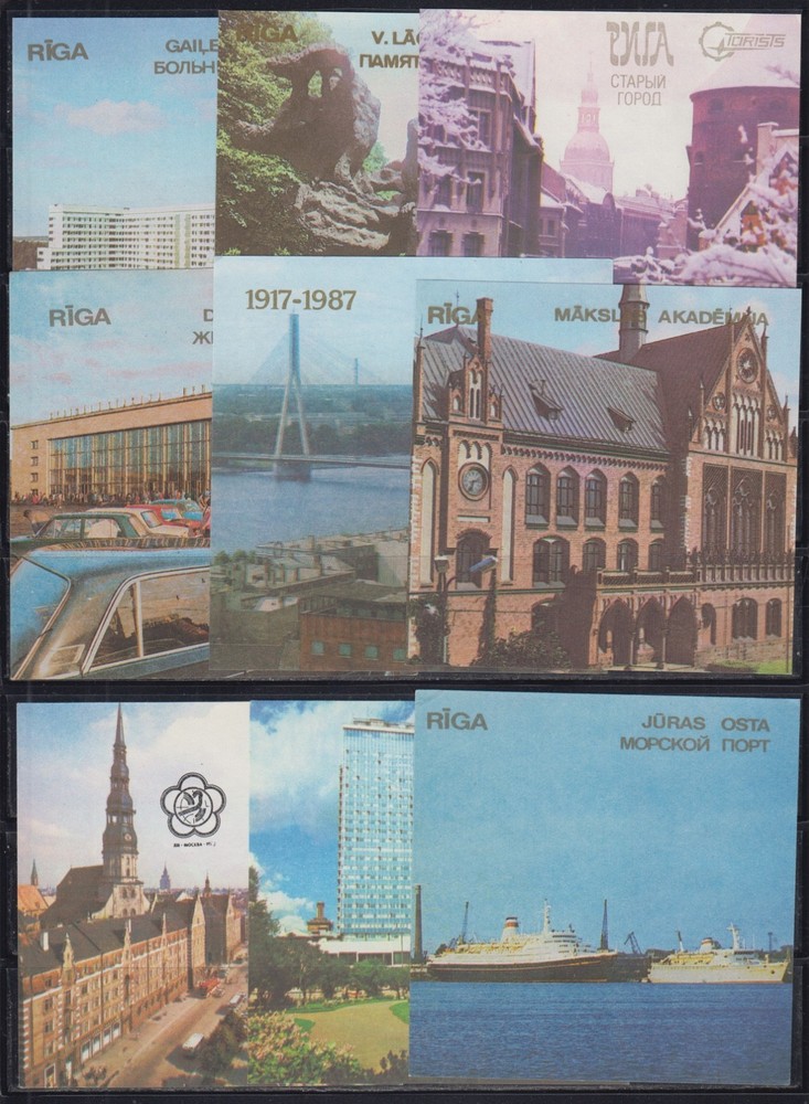 Latvia - 1950-90s "Local" Matchbox Labels
