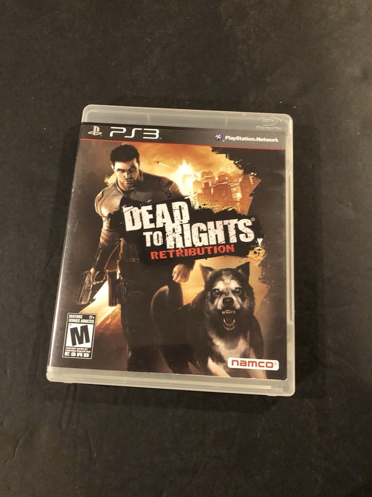 dead to rights retribution ps3 Case only
