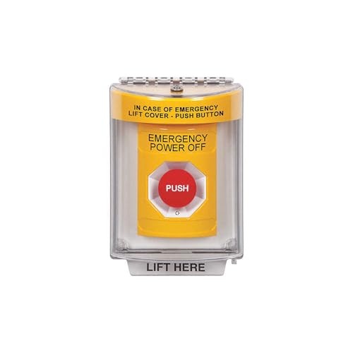 Emergency Power Off Push Button, 2-7/8" D