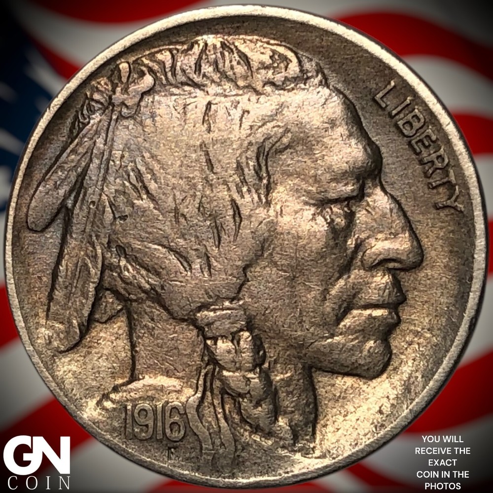 1916 D Buffalo Nickel Y7524