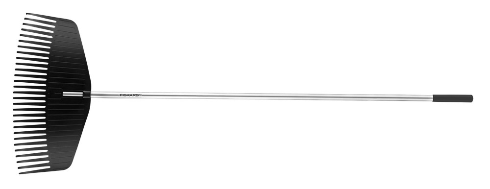 Fiskars Poly Leaf Rake, Leaf Rake, 67" Length