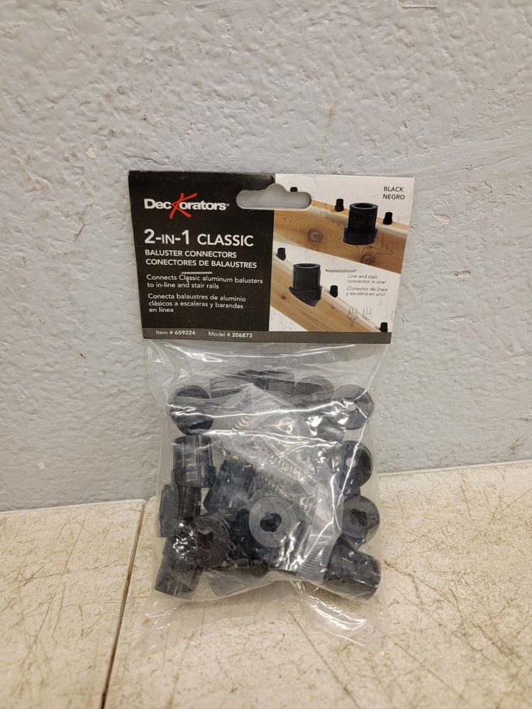 (8) DECKORATORS 2-In-1 Classic Baluster Connectors 20 Pack