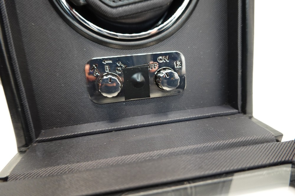 Wolf Single Watch Winder Model M2.1 New Batteries Works.