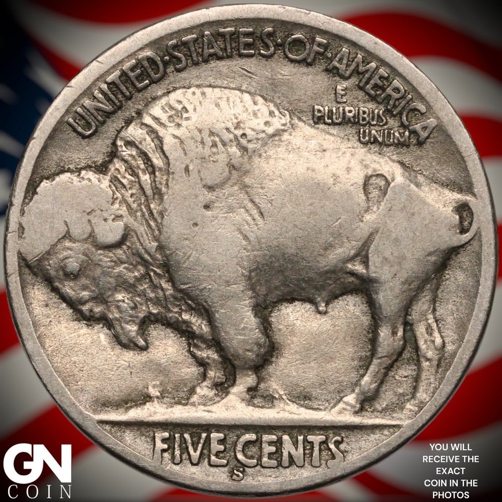 1918 S Buffalo Nickel A9695