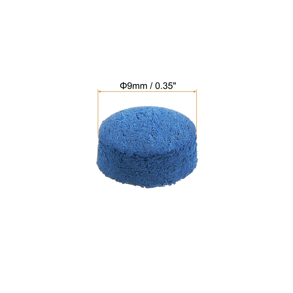 5 Pack 9mm Dia Pool Cue Tips Pool Billiard Cue Tips Pool Stick Replacement Tips