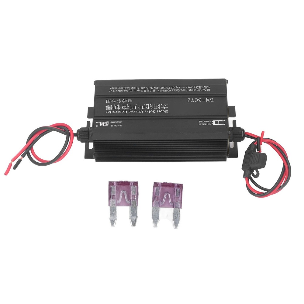 ·600W MPPT Boost Solar Charge Controller 12‑50V Input LCD Display Step Up Sol