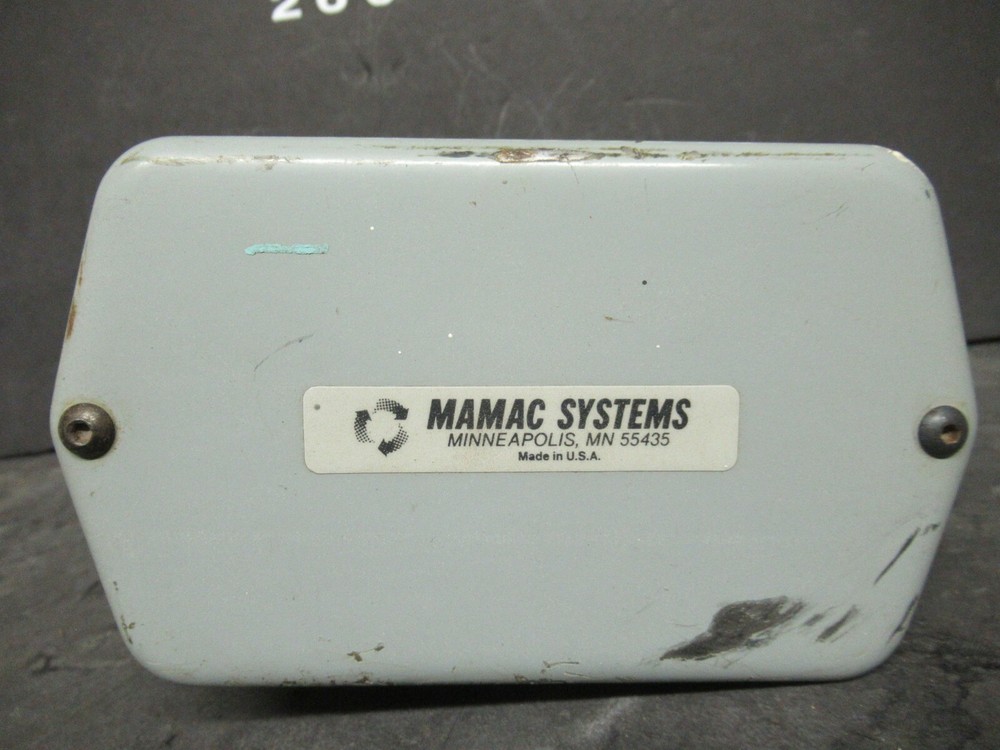 MAMAC SYSTEMS PRESSURE CONTROL SWITCH PR-260-4-3-1-B