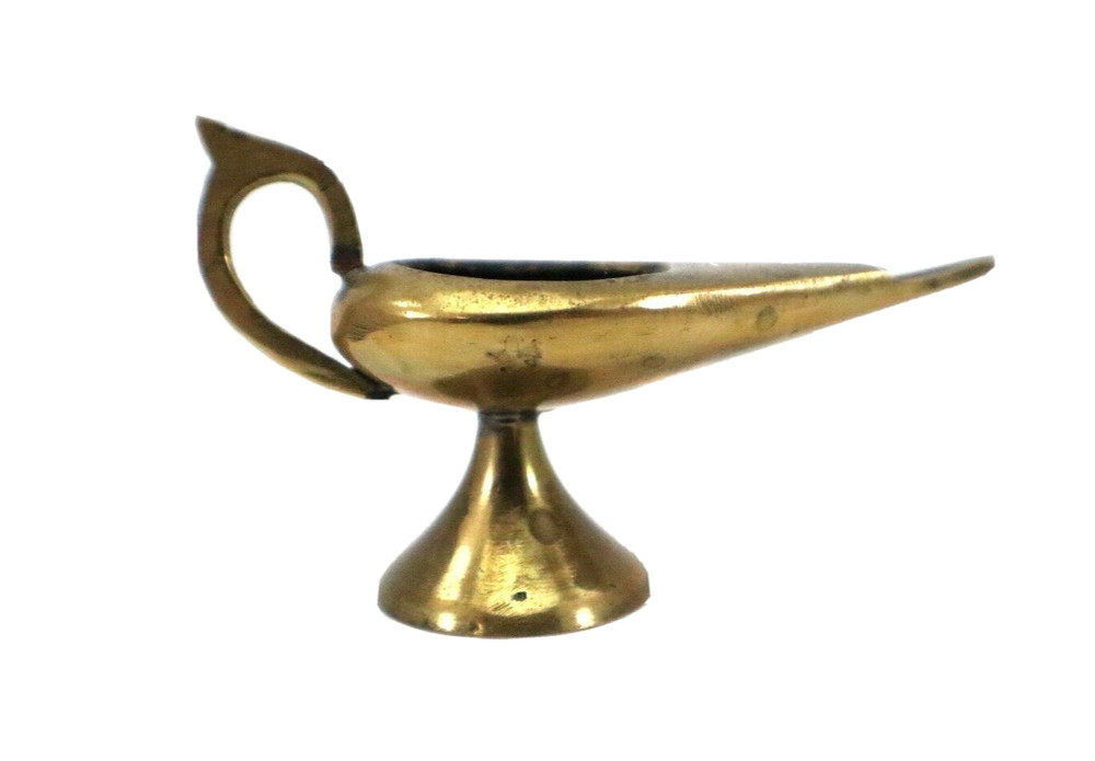 Aladdin’s Lamp INCENSE BURNER Brass Small