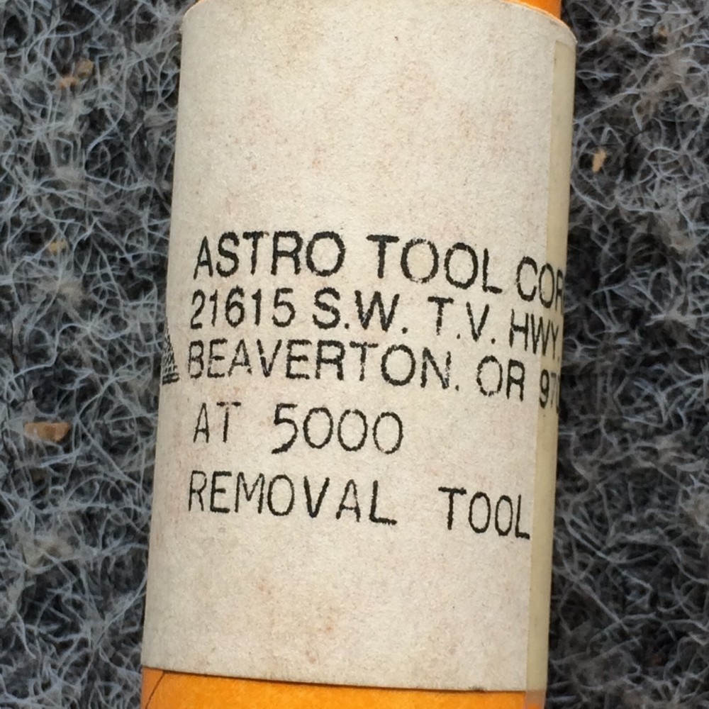 Astro Removal Tool AT 5000DMC DRK27 Hughes Contacts WS22 / Extraction Insertion