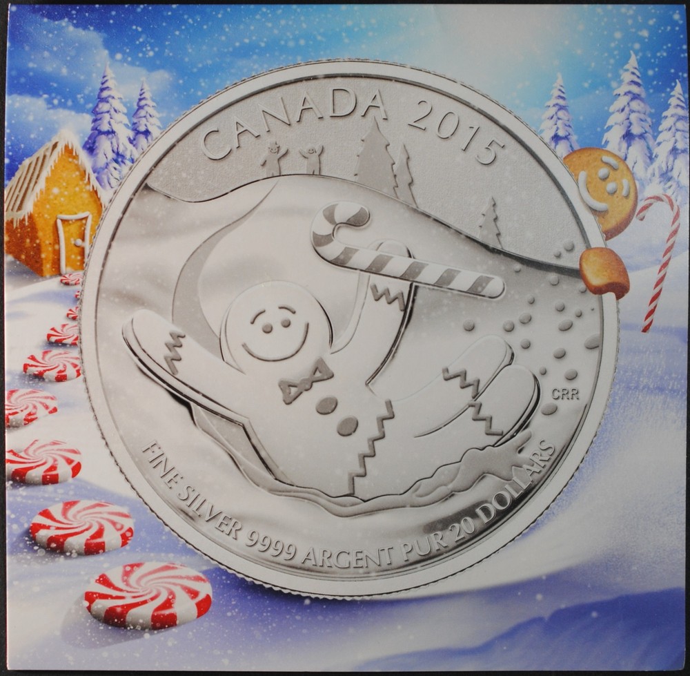 2015 Canada 20 Dollars Specimen Gingerbread Man #2