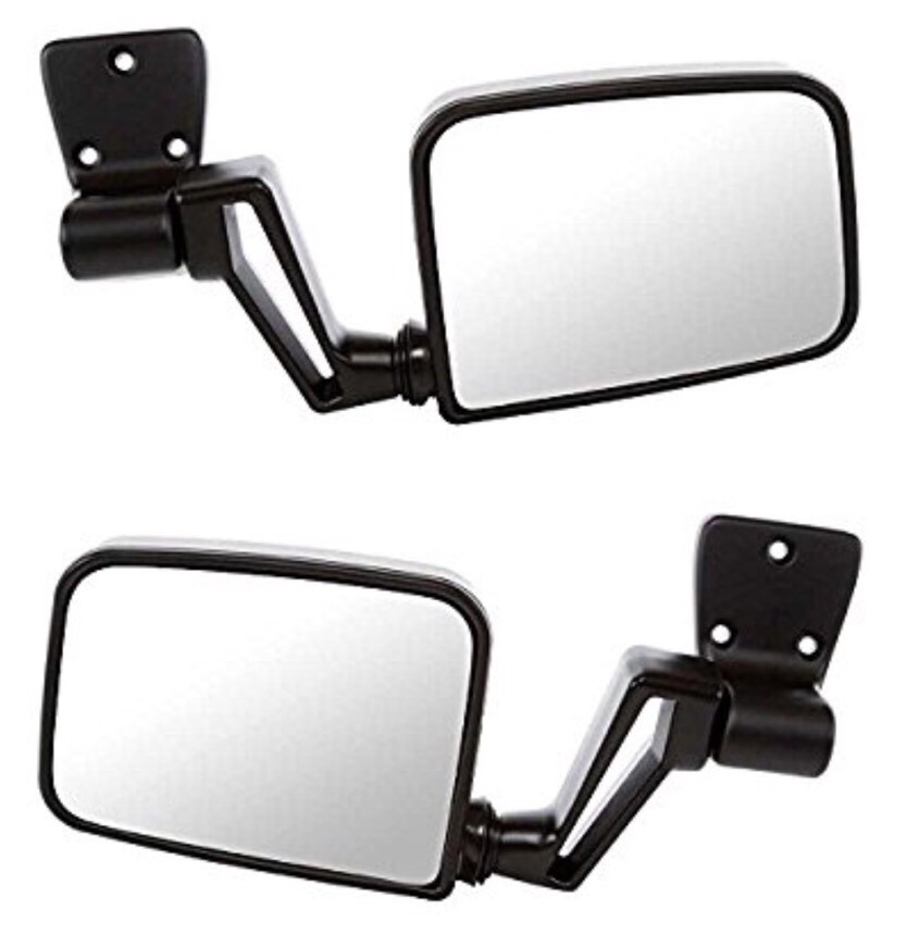 Pair Side Mirrors - Fits all HUMVEE Models M998 M1038 M1025 M1043 M1045
