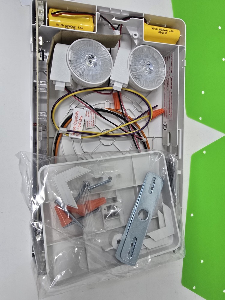 🔴Philips 2-Light Thermoplastic LED White Exit/Emergency Combo 🔴NEW-OPEN BOX🔴1